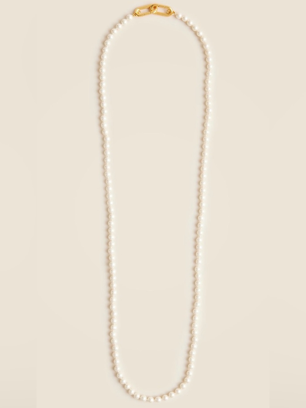 NWT J. Crew Pearl Lariat Necklace 32”